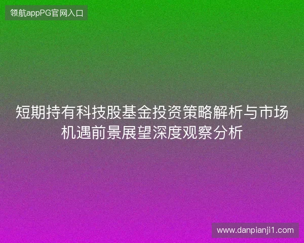 短期持有科技股基金投资策略解析与市场机遇前景展望深度观察分析